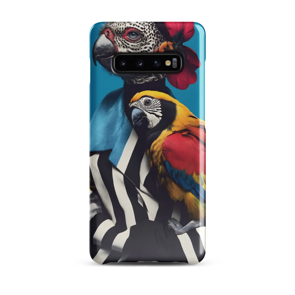 Vibrant Fusion of Flora and Fauna | Phone Case |  S10 Plus | Snap Case | Glossy