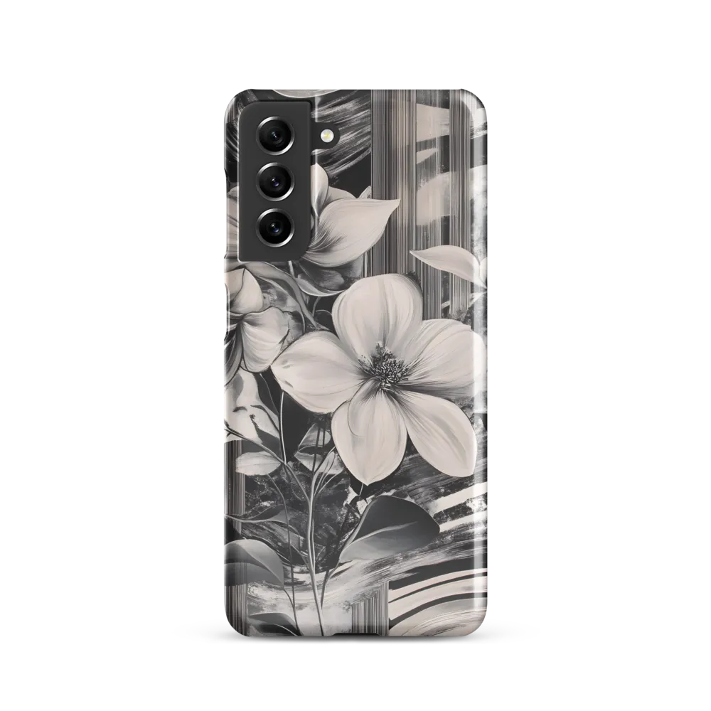 Ethereal Bloom: A Dance of Monochromes