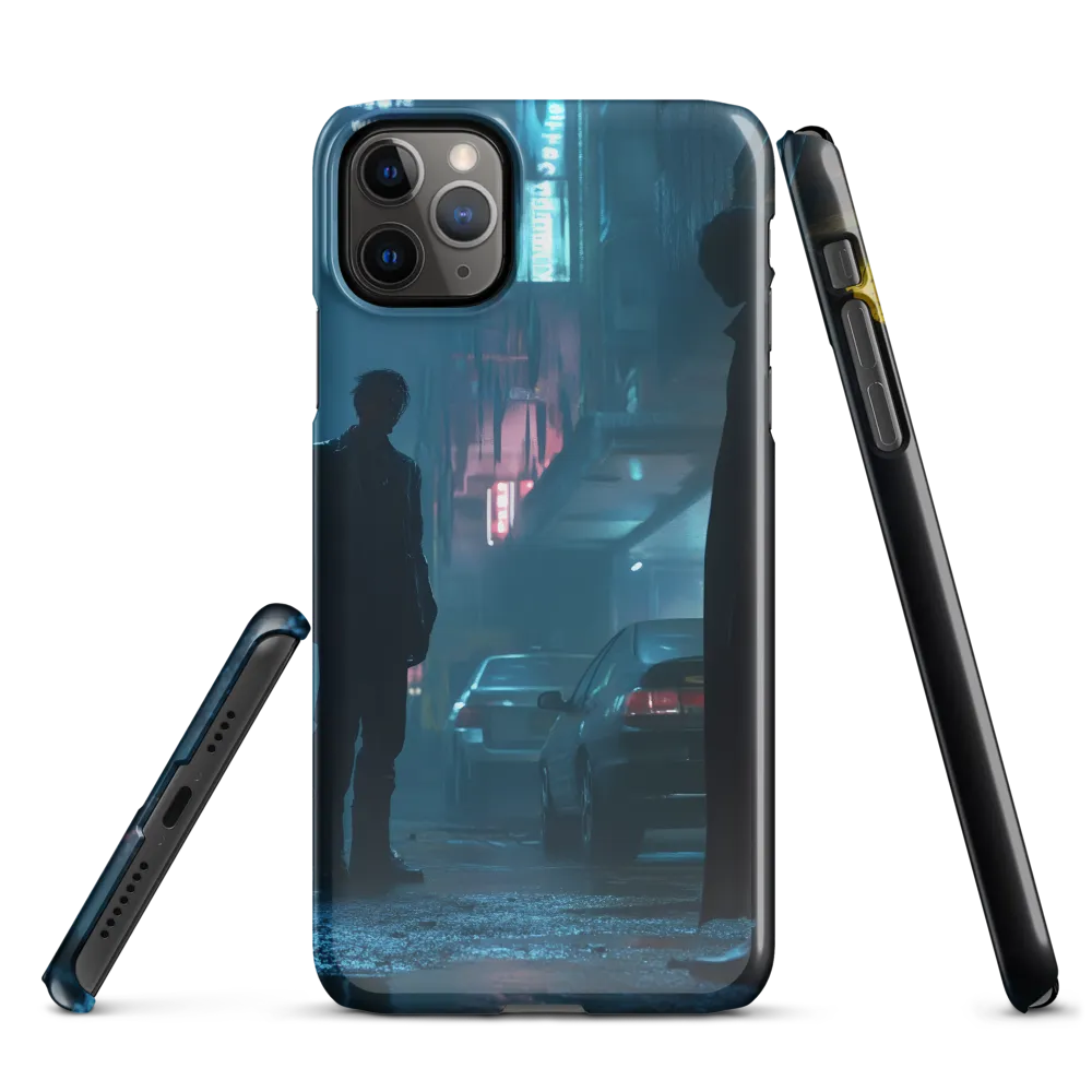 Shadows in the Neon Rain | Phone Case |  11 Pro Max | Snap Case | Glossy