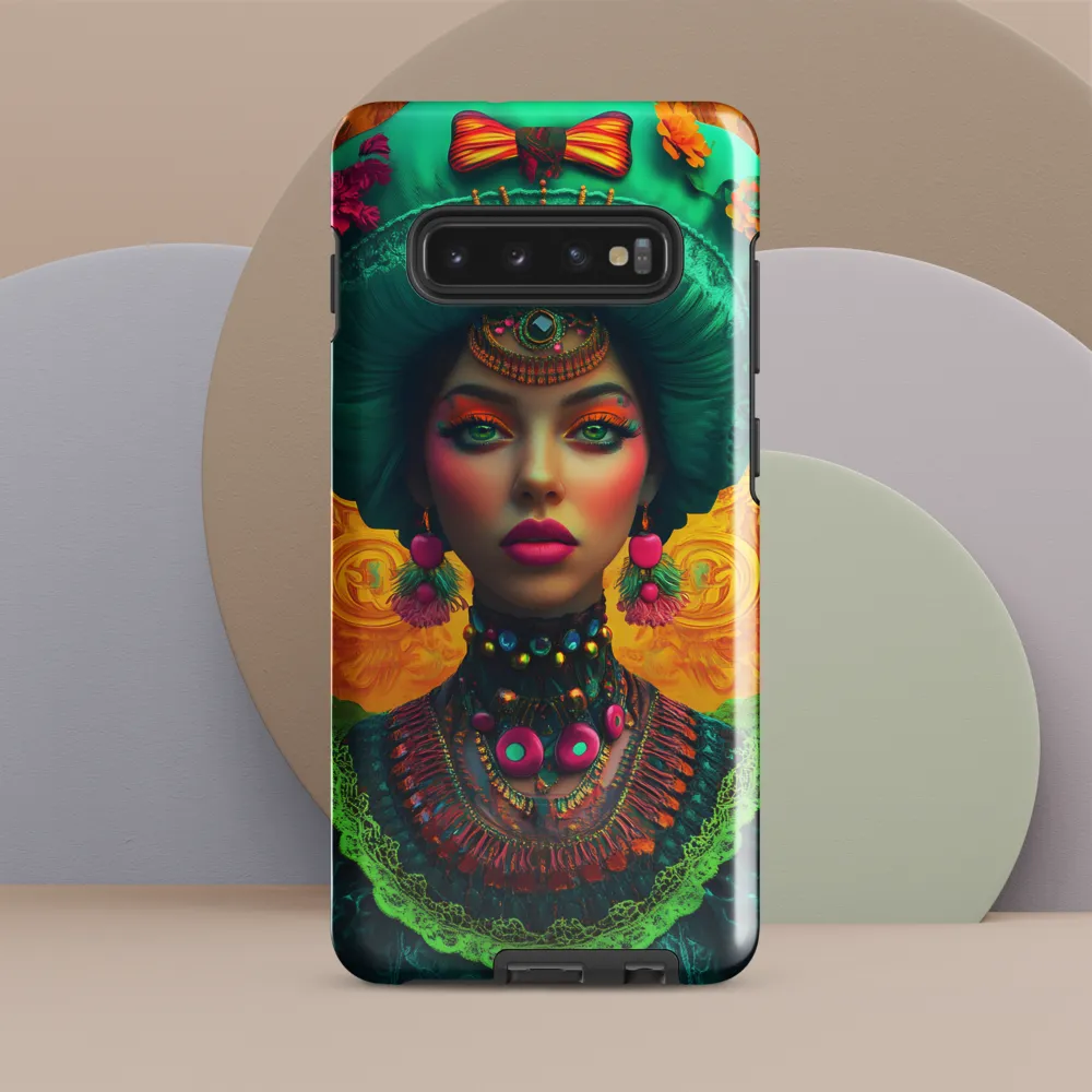 Feminine Elegance in Surreal Splendor | Phone Case |  S10 Plus | Tough Case | Glossy