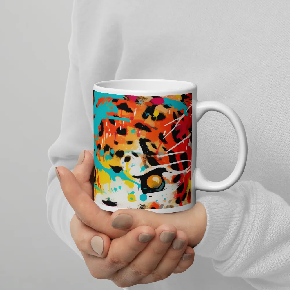 Fierce Fusion: Tiger and Lion in Graffiti | Mugs | Multiple Sizes & Colors