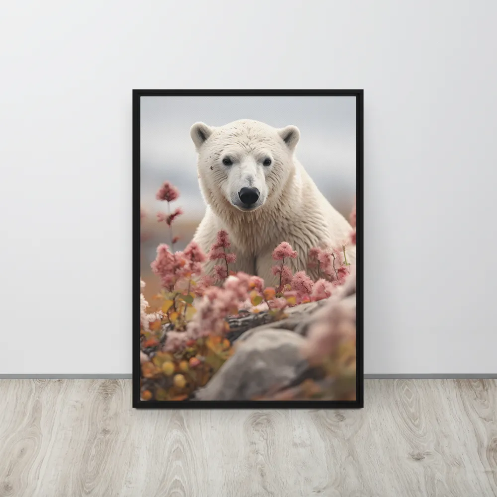 Curiosity Among Blooms: The Polar Bear