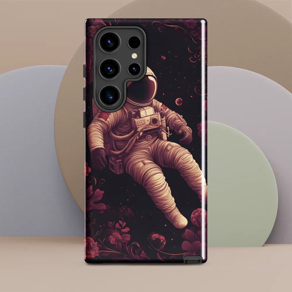 Cosmic Bloom: An Astronaut's Journey