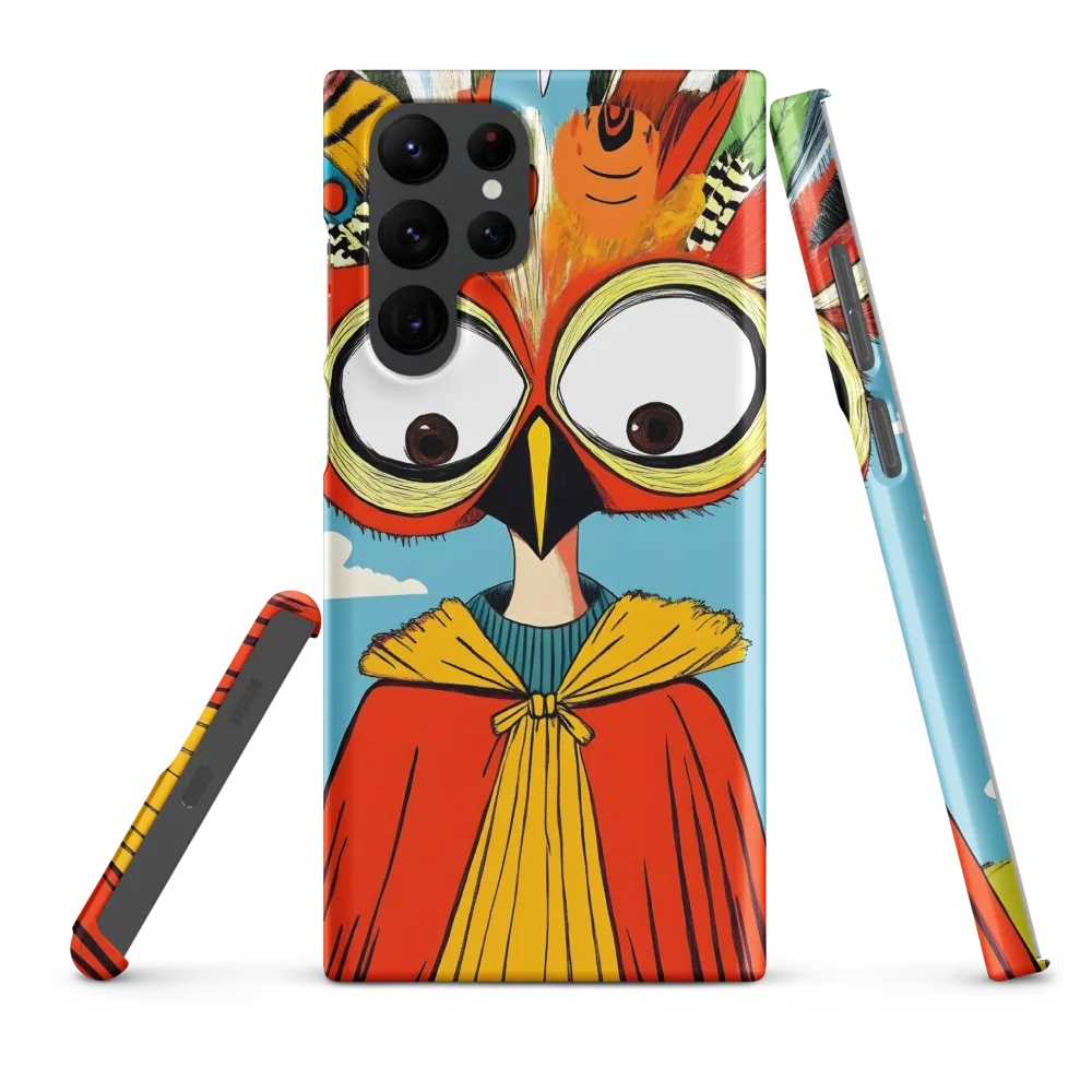 A Whimsical Encounter: The Owl-Human Fusion