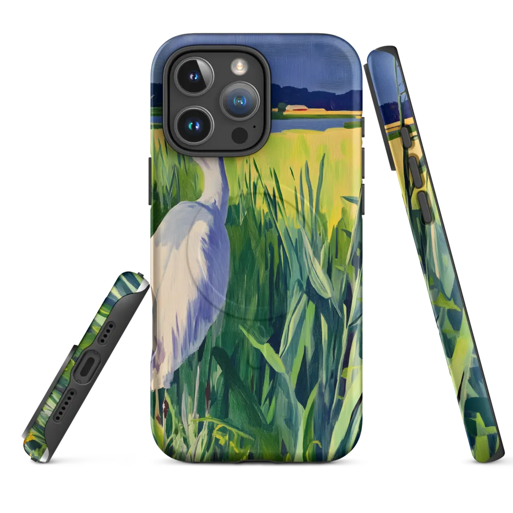 Graceful Presence: The Heron in the Meadow