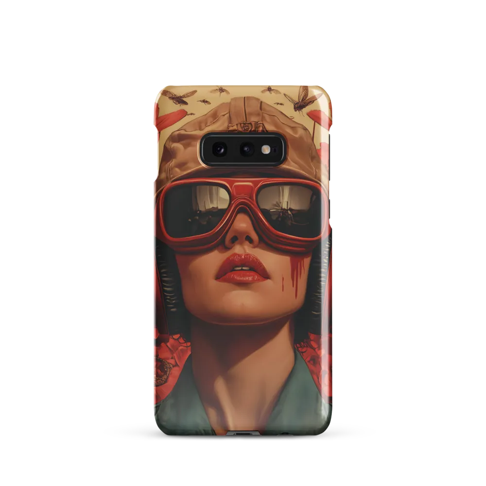 Defiant Portrait in a Floral Realm | Phone Case |  S10e | Snap Case | Glossy