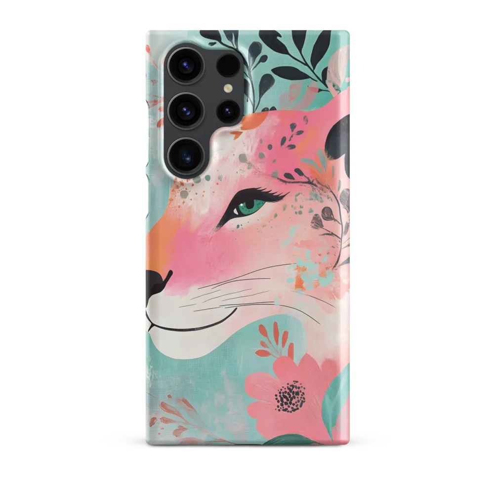 Whimsical Majesty: A Floral Lion
