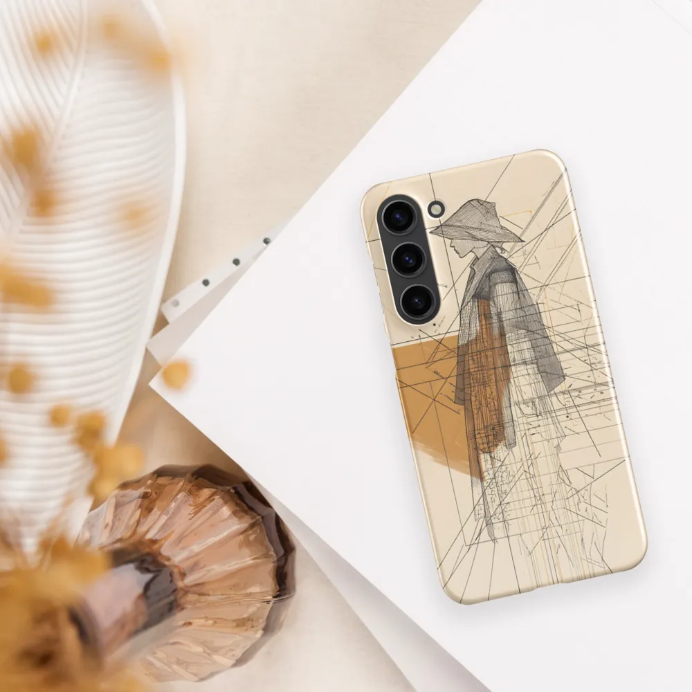 Abstract Profile: A Minimalist Exploration | Phone Case |  S23 Plus | Snap Case | Glossy