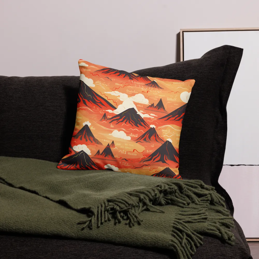Whispers of the Volcano | Pillow & Pillow Case | Multiple Sizes