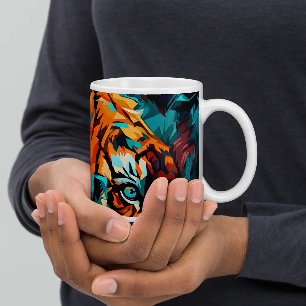 Wild Symphony: Abstract Tigers | Mugs | Multiple Sizes & Colors