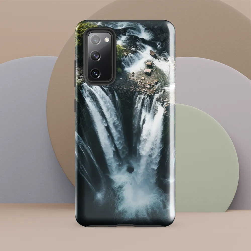 Nature's Power: The Cascading Waterfall | Phone Case |  S20 FE | Tough Case | Glossy