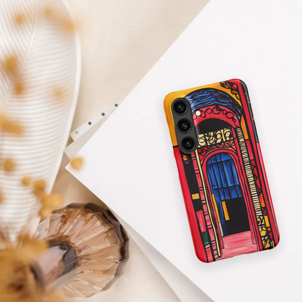 Vibrant Arches | Phone Case |  S24 | Snap Case | Matte