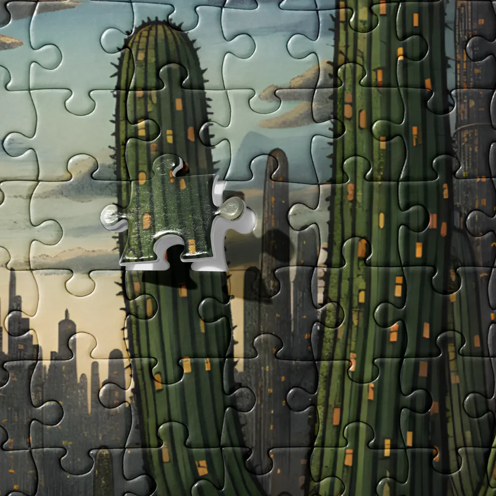 Cactus Metropolis 
 Jigsaw Puzzle