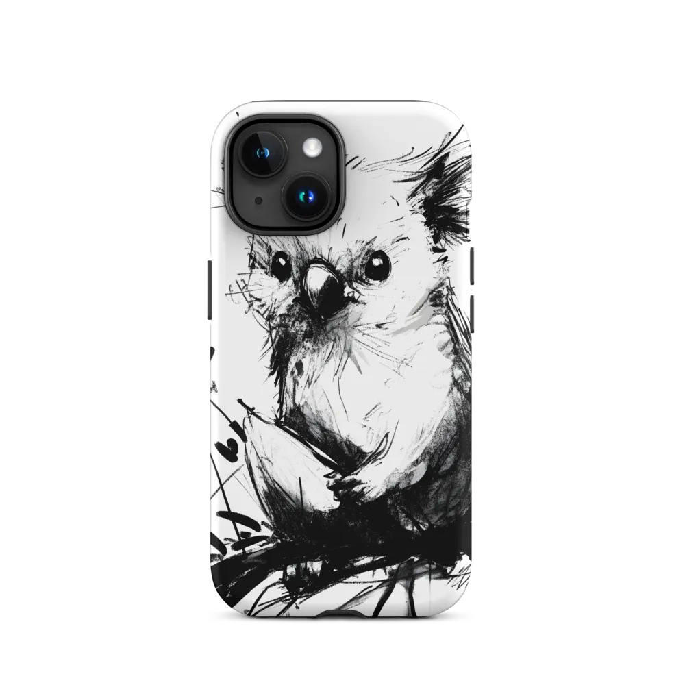 Whimsical Koala in Ink