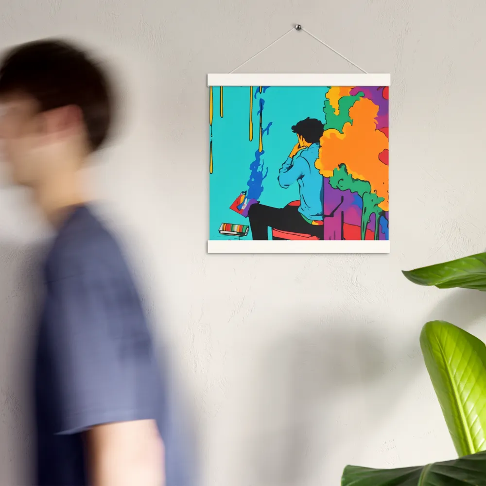 The Artist Within | Poster With White Wood Hanger | 12″×12″