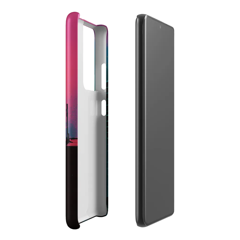 Neon Horizon | Phone Case |  S21 Ultra | Snap Case | Matte