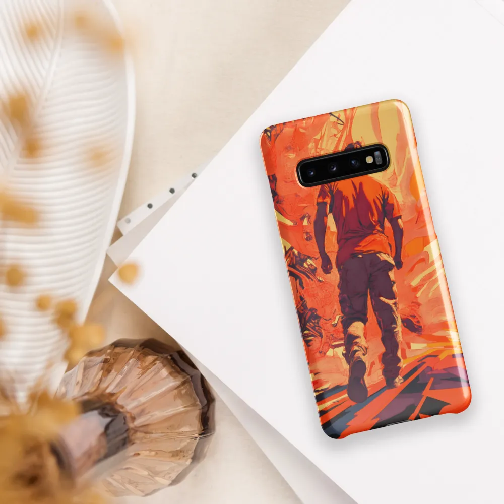 Into the Flames of Motion | Phone Case |  S10 Plus | Snap Case | Glossy