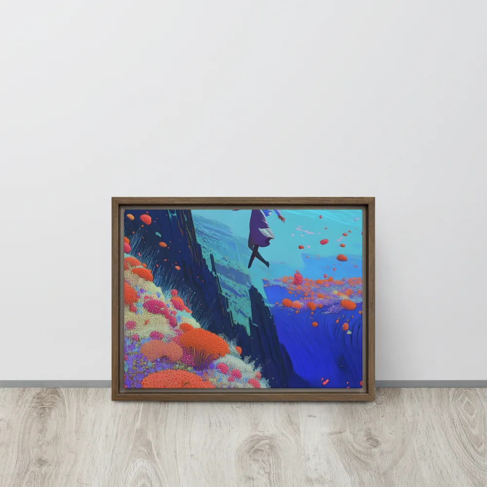 Whispers of Freedom | Canvas with Brown Frame | 12″×16″