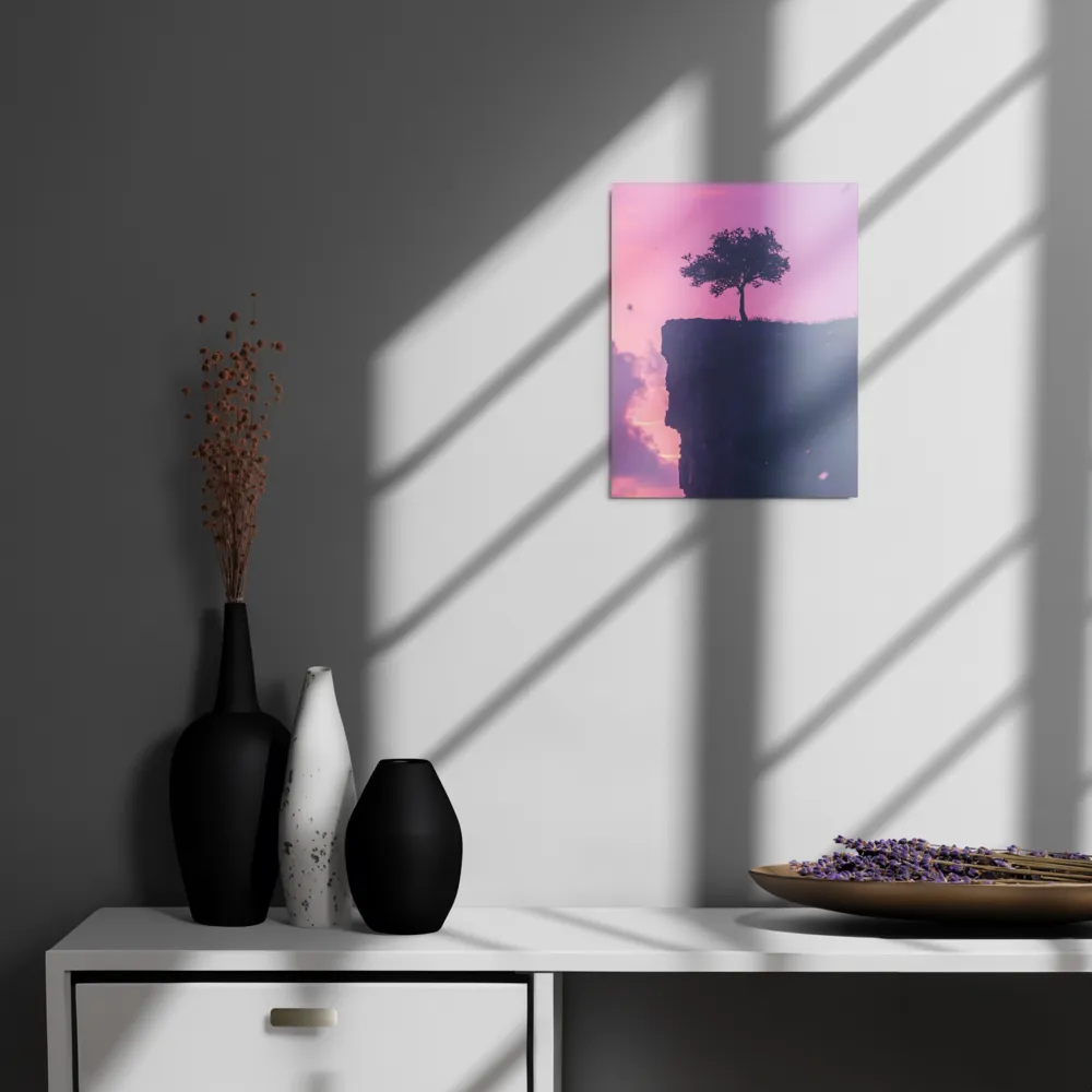 Solitude on the Edge | Metal Print | 11″×14″