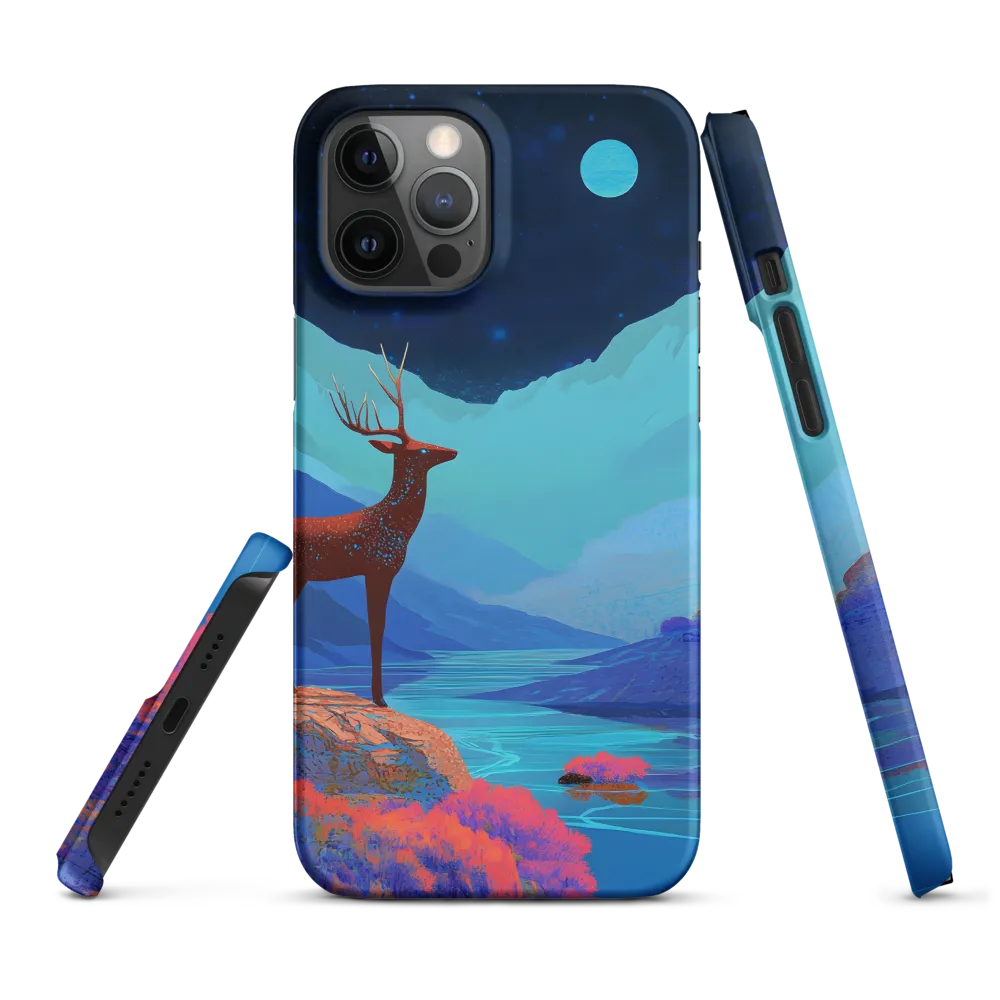 Cosmic Serenity: The Starlit Stag | Phone Case |  12 Pro Max | Snap Case | Matte
