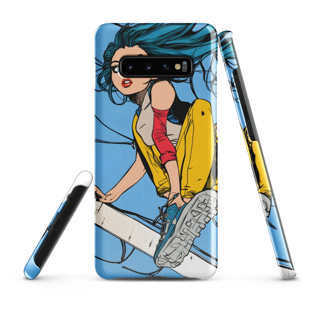 Urban Breeze: A Young Adventurer | Phone Case |  S10 Plus | Snap Case | Glossy