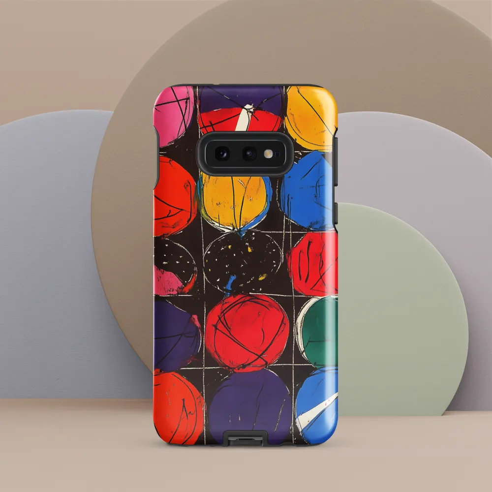 Colorful Circles in Abstract Harmony