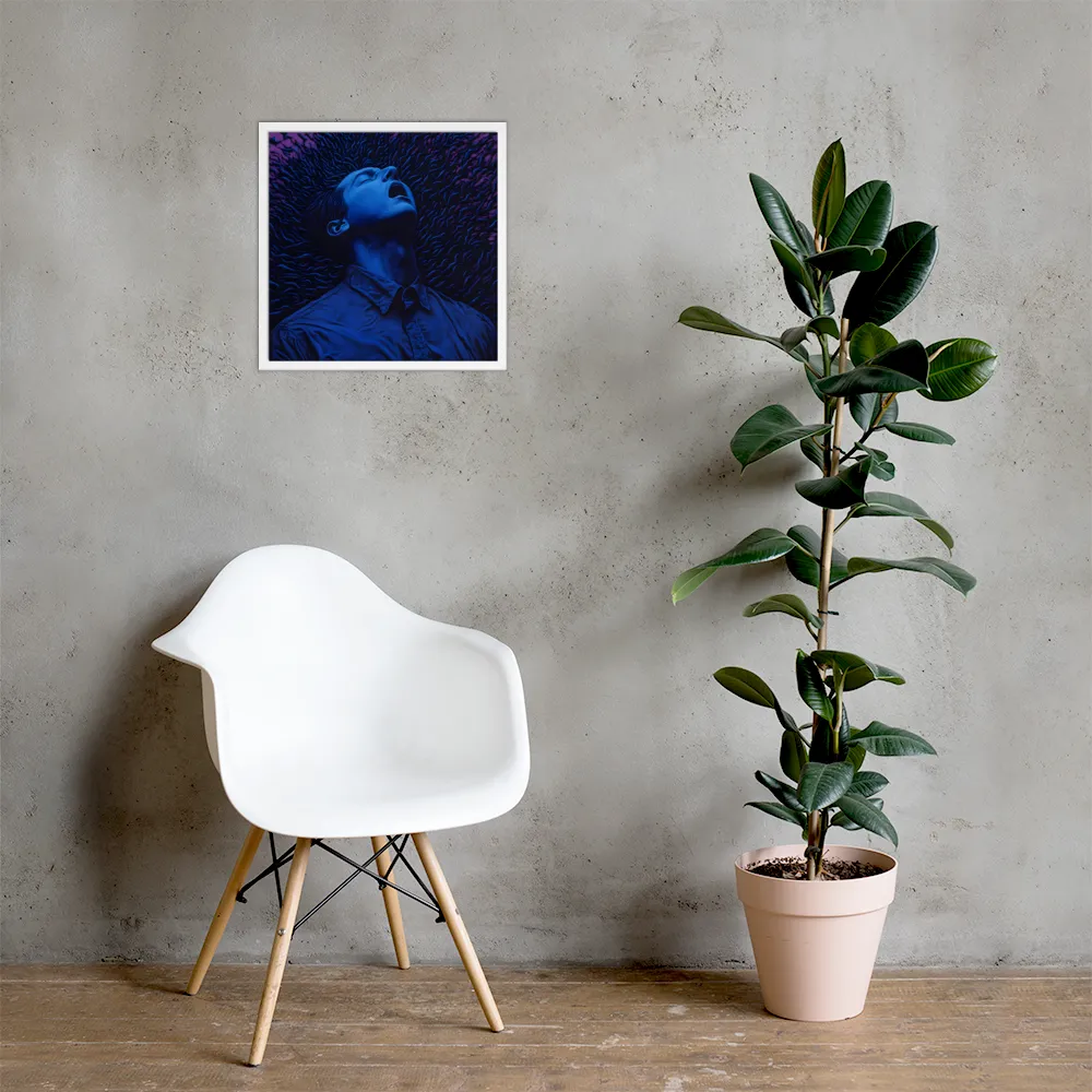 Dreams Unbound | Poster with White Frame | 18″×18″