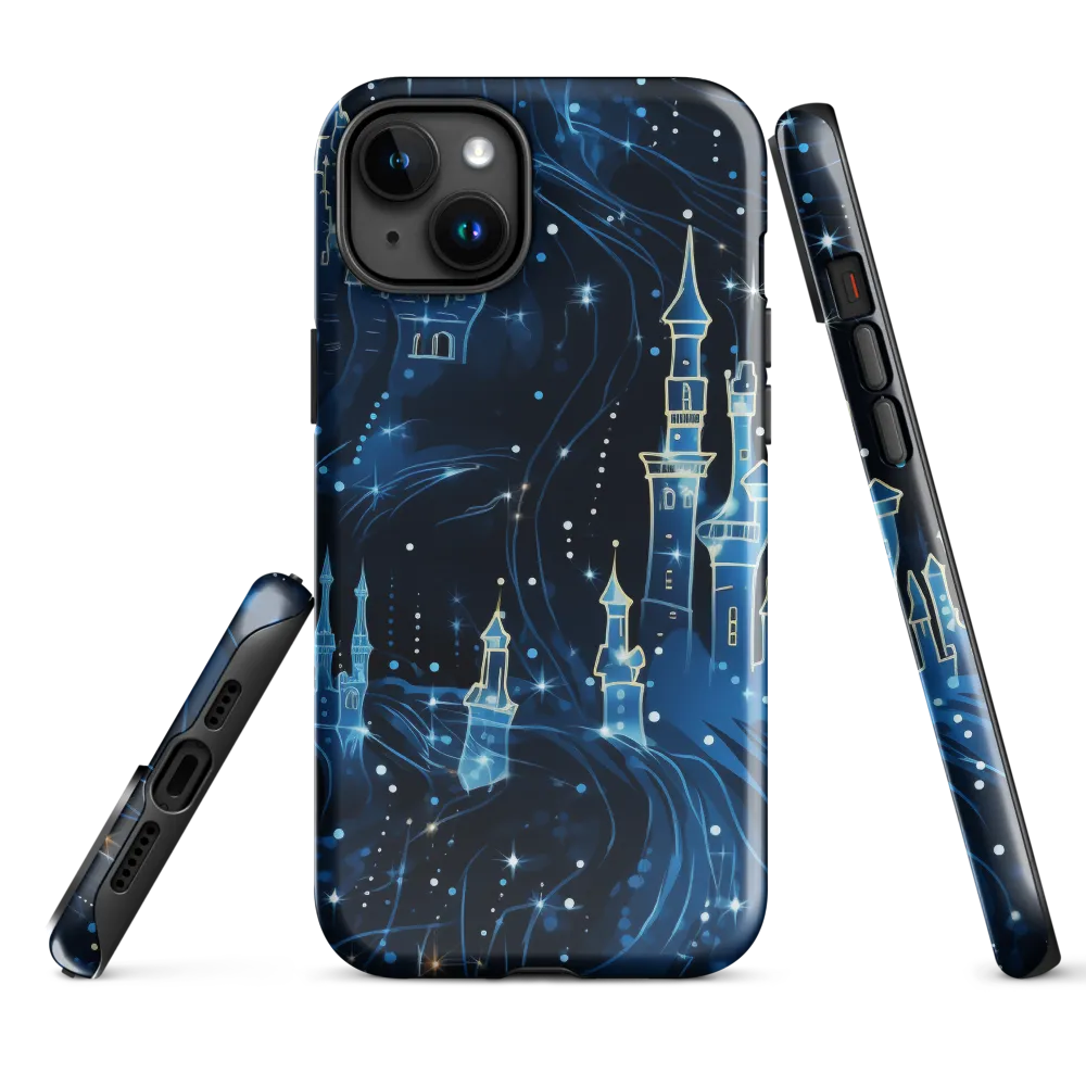 Dreamy Castles in a Starry Sky | Phone Case |  15 Plus | Tough Case | Glossy