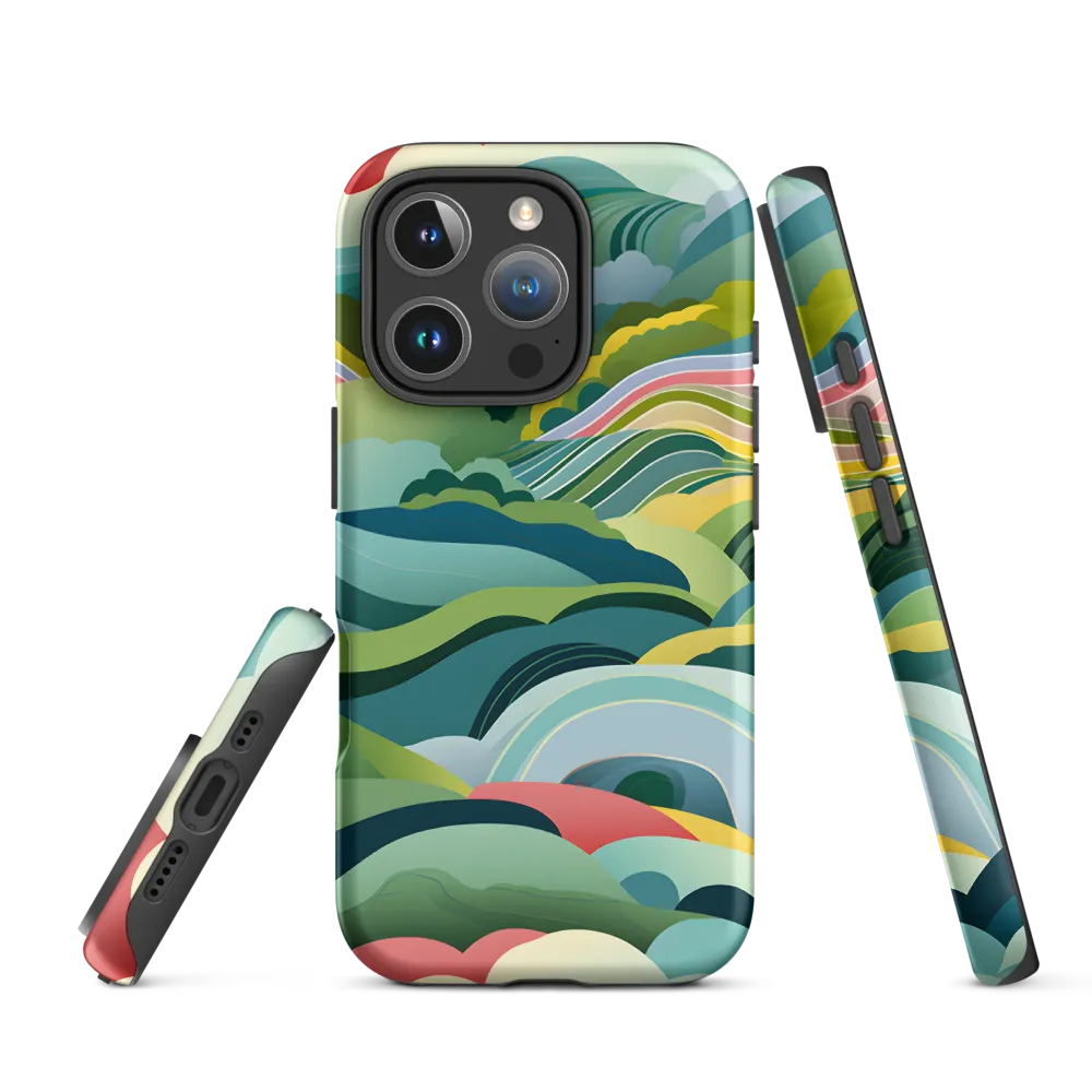 Waves of Serenity | Phone Case |  16 Pro | Tough Case | Matte