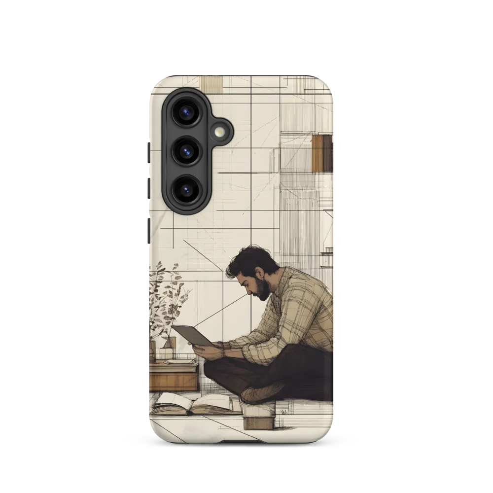 Quiet Reflections in Line | Phone Case |  S24 | Tough Case | Matte