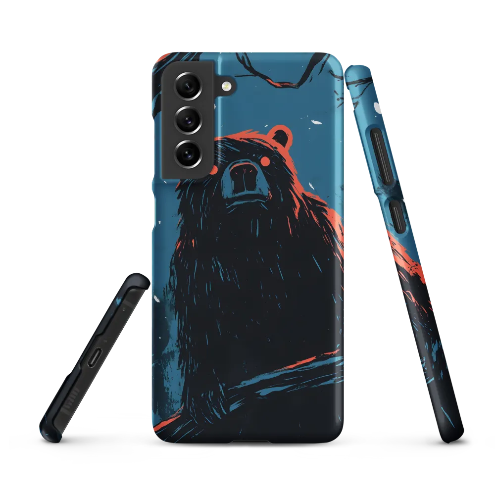 Eerie Majesty: A Bear in the Night
