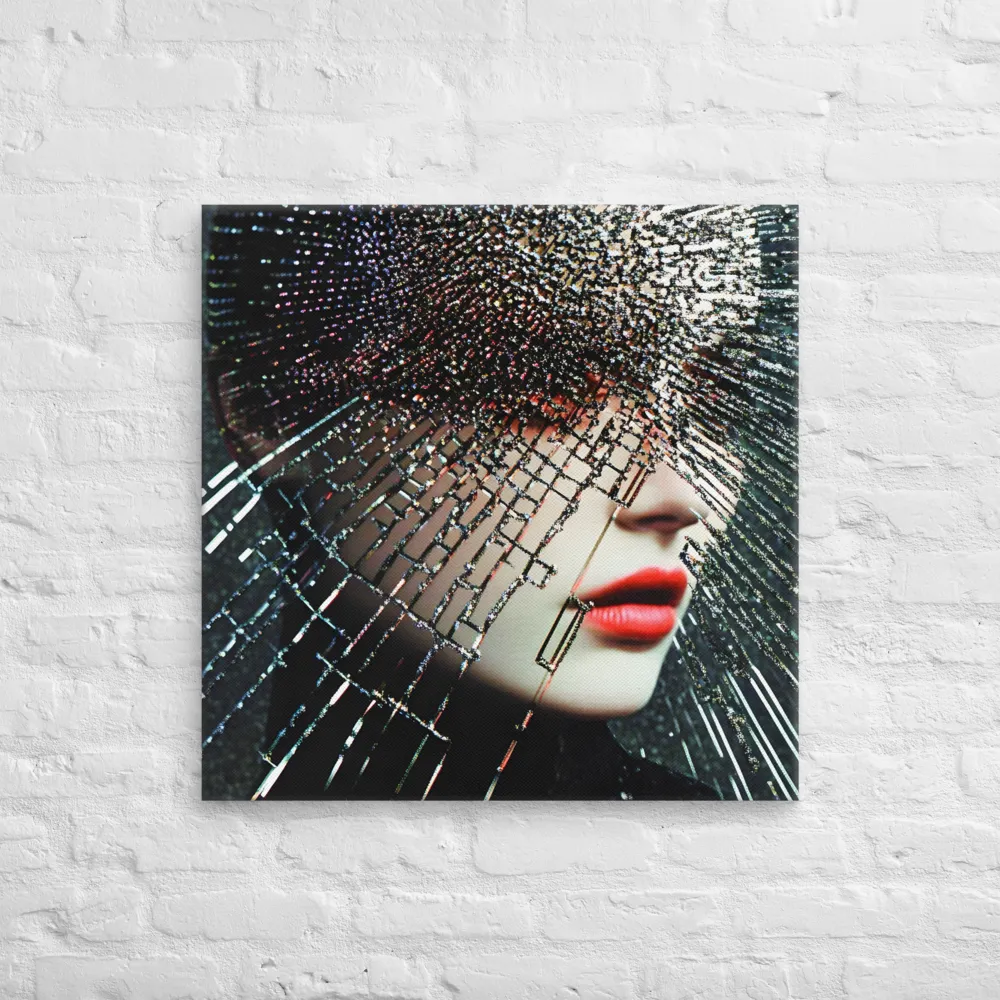 Fractured Identity | Canvas | 28″×28″