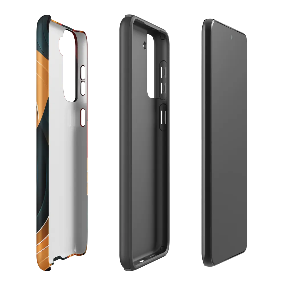 Dynamic Waves of Color | Phone Case |  S21 Plus | Tough Case | Matte