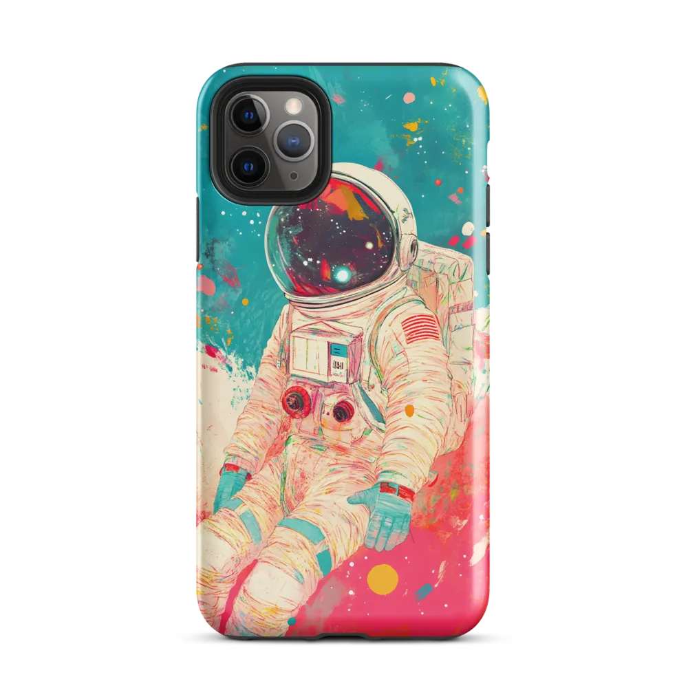 Cosmic Explorer: An Astronaut's Journey | Phone Case |  11 Pro Max | Tough Case | Glossy