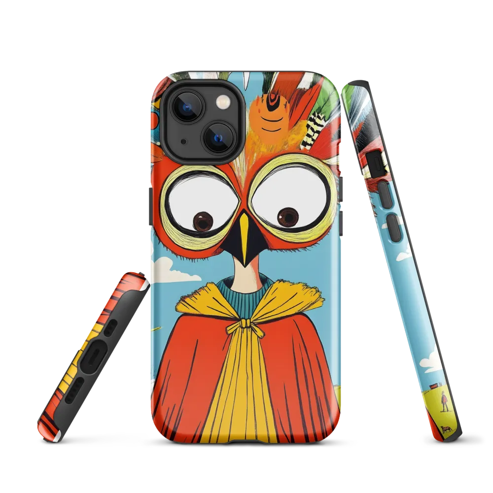 A Whimsical Encounter: The Owl-Human Fusion