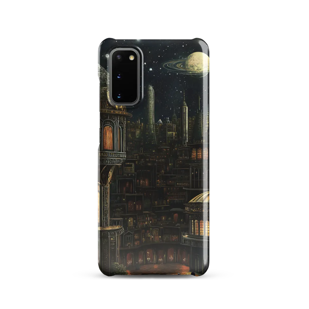 Celestial Enigma: A Surreal Cityscape