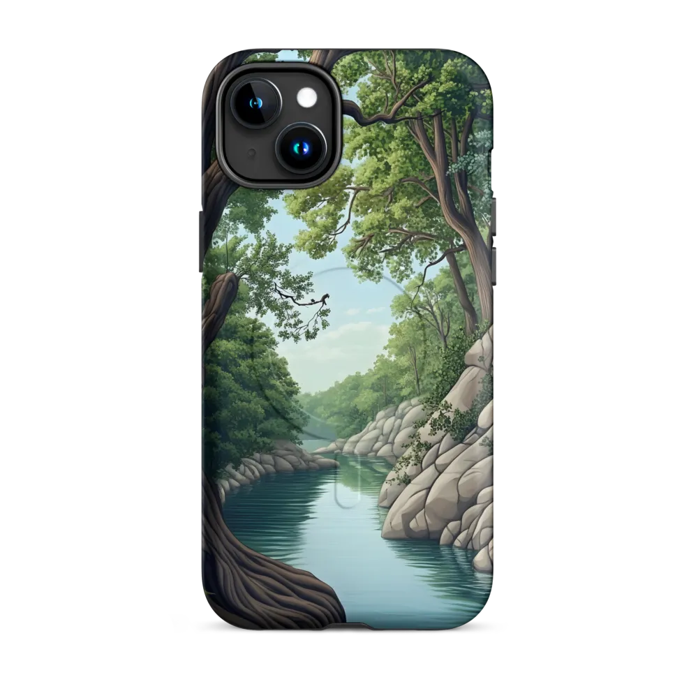 Tranquil Reflections: A Serene River Landscape