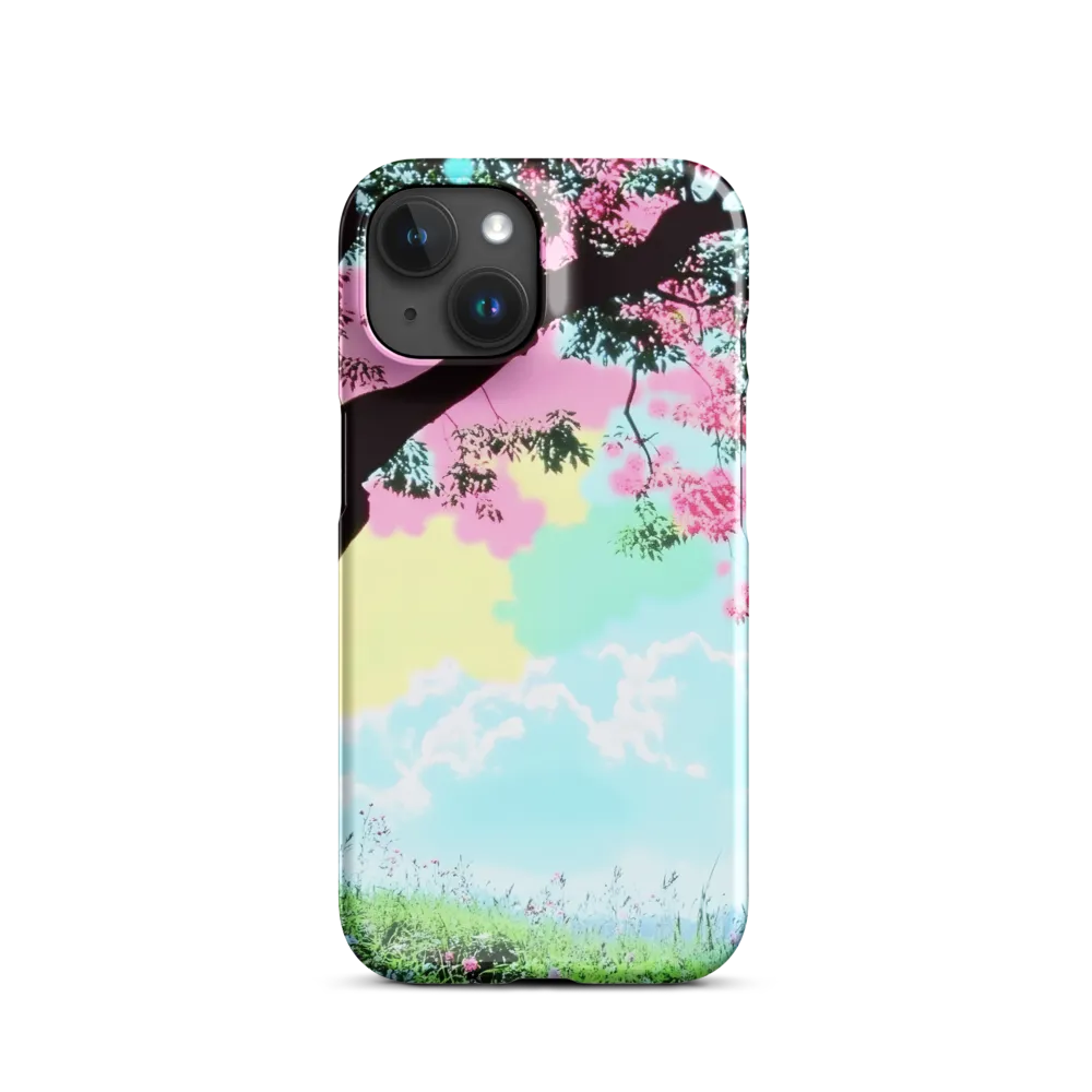 Pastel Dreams: A Surreal Tree Landscape