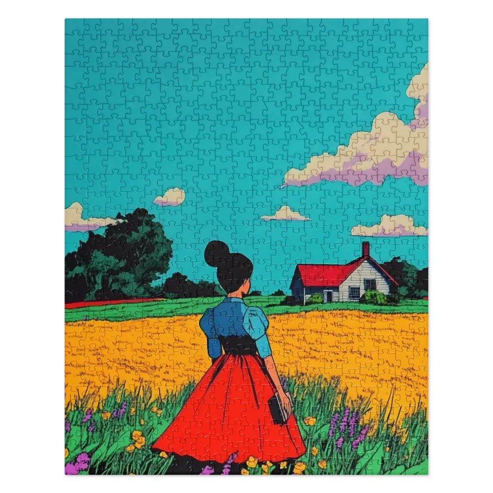 Whispers of a Sunlit Meadow | Jigsaw Puzzle | 520 pieces