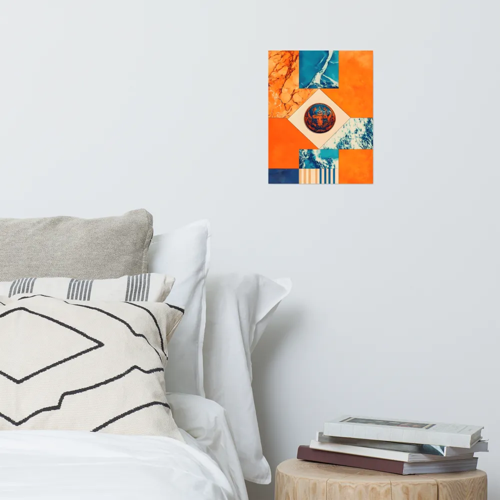 Harmonious Encounters: Abstract Geometry | Poster | 11″×14″