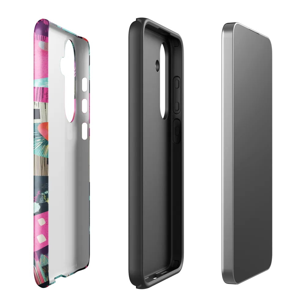 Whimsical Journey Through a Vibrant Landscape | Phone Case |  S24 Plus | Tough Case | Glossy