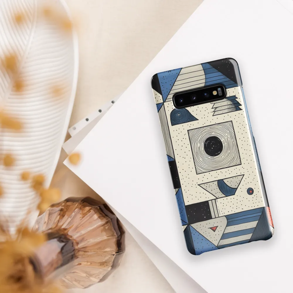 Mystical Geometry: The Face Within | Phone Case |  S10 Plus | Snap Case | Glossy