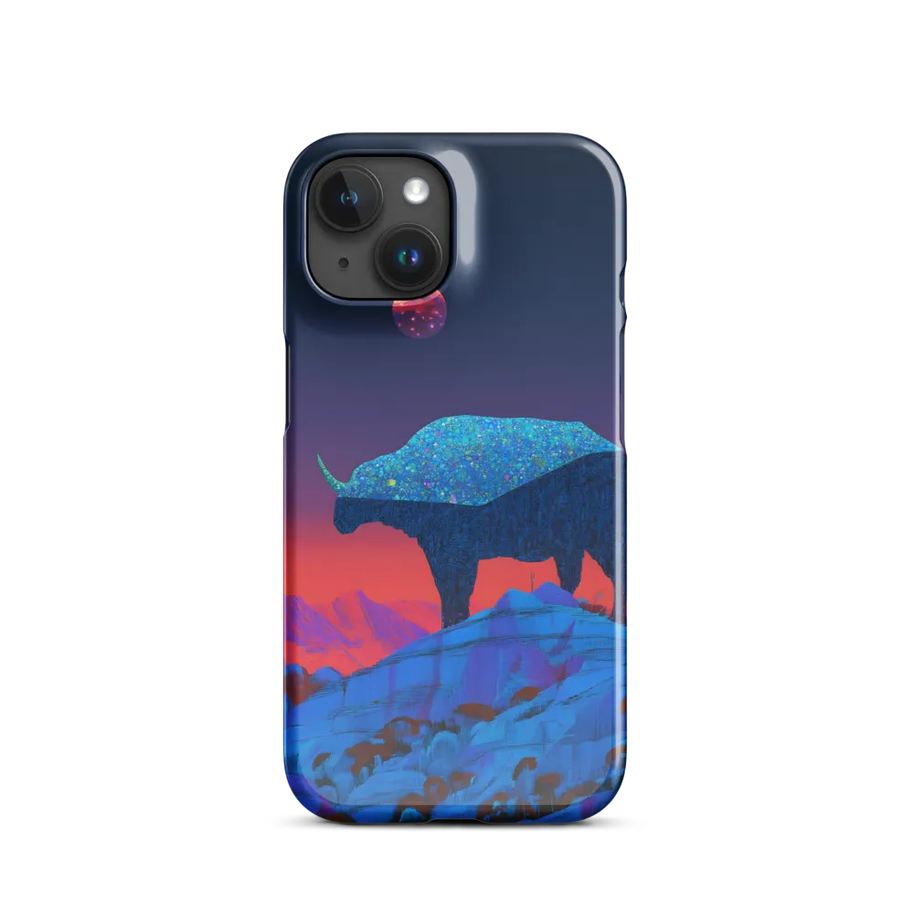 Luminous Bison Under a Celestial Sky