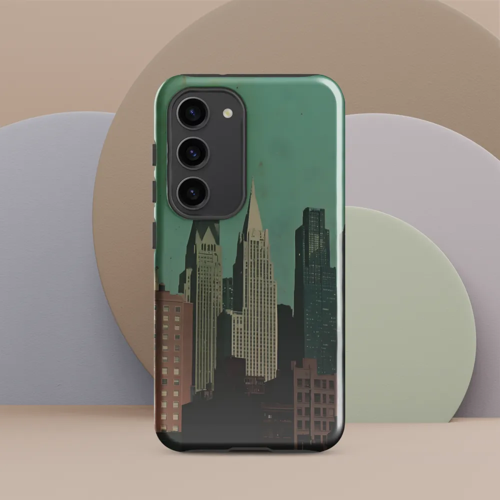 Urban Nostalgia: A Retro Cityscape
