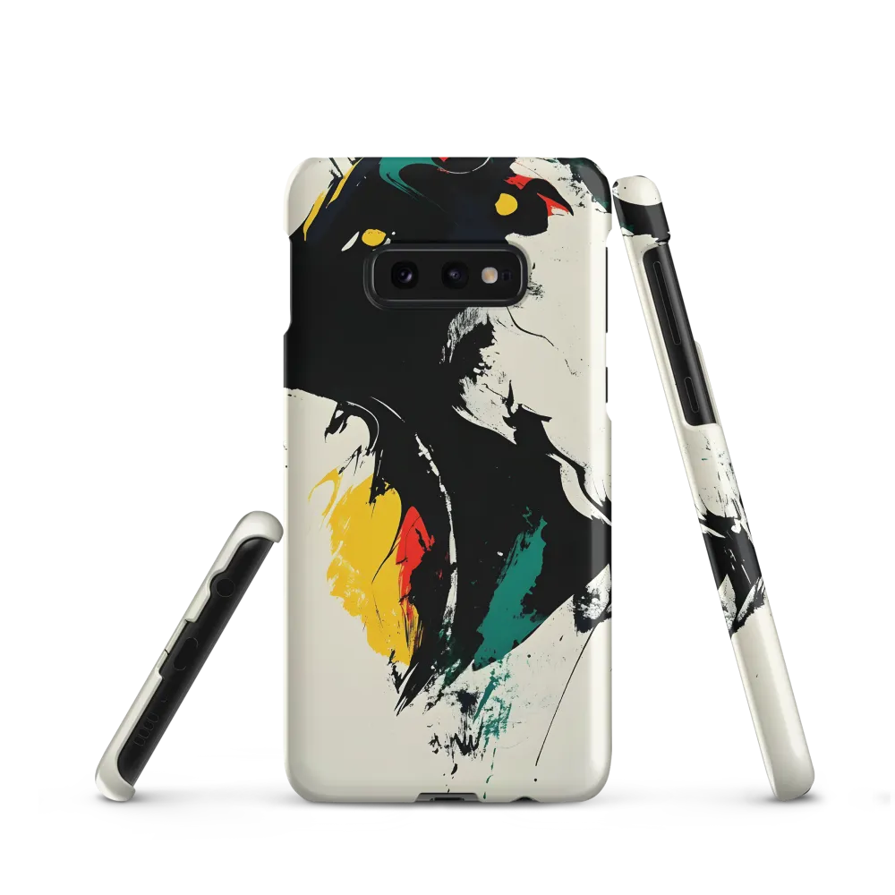 Mythical Abstraction: The Unicorn's Essence | Phone Case |  S10e | Snap Case | Matte