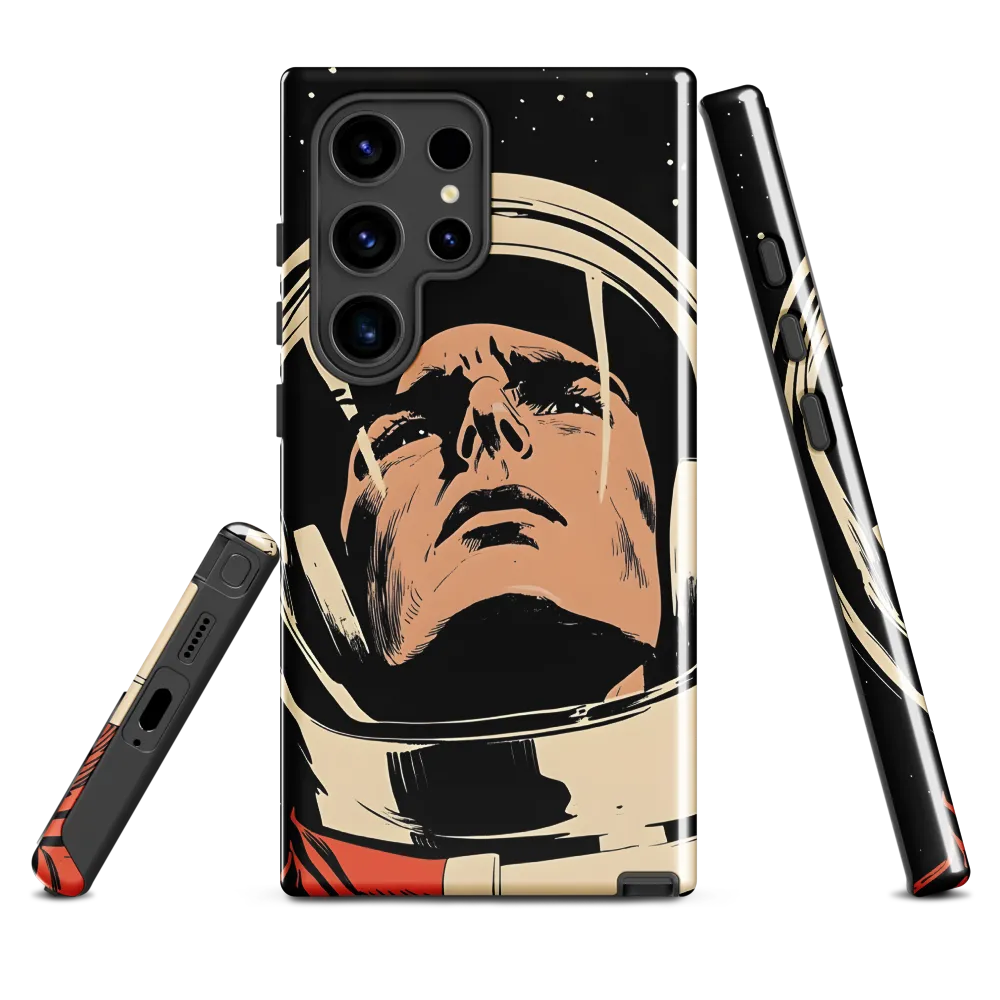 Gaze of the Astronaut | Phone Case |  S24 Ultra | Tough Case | Glossy