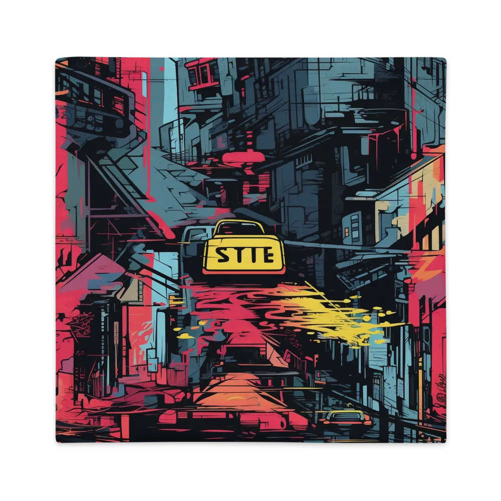 Citybeat: A Neon Dreamscape | Pillow & Pillow Case | Multiple Sizes