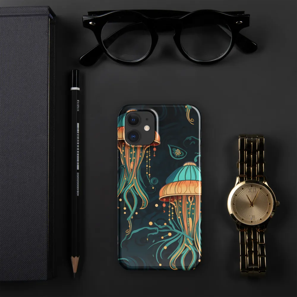 Symphony of Jellyfish | Phone Case |  12 Mini | Snap Case | Glossy
