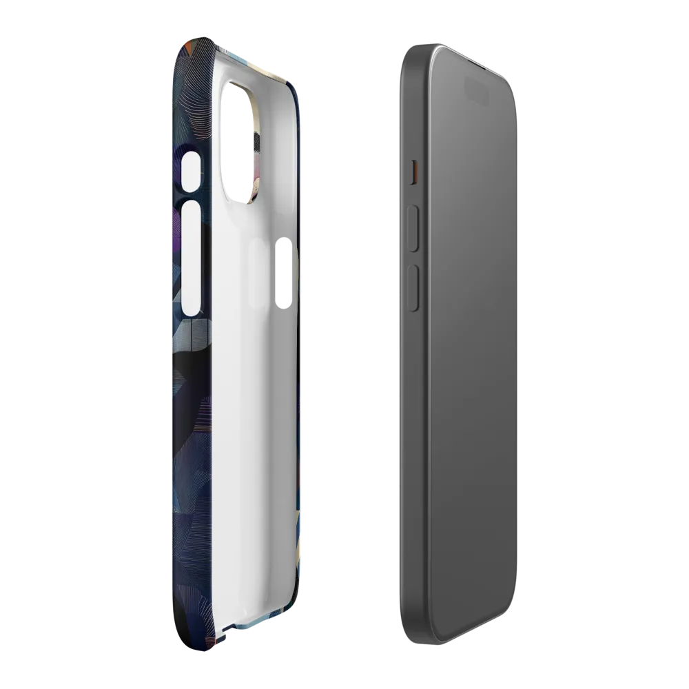 Fragmented Mystery: A Modern Portrait | Phone Case |  15 | Snap Case | Matte