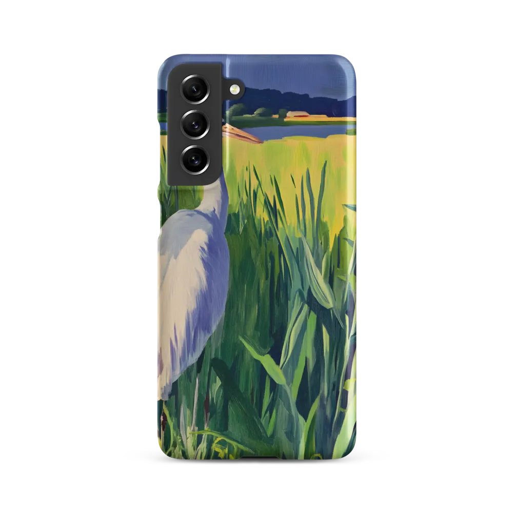 Graceful Presence: The Heron in the Meadow